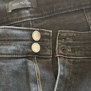 Ann Taylor Relaxed-Fit Black Jeans